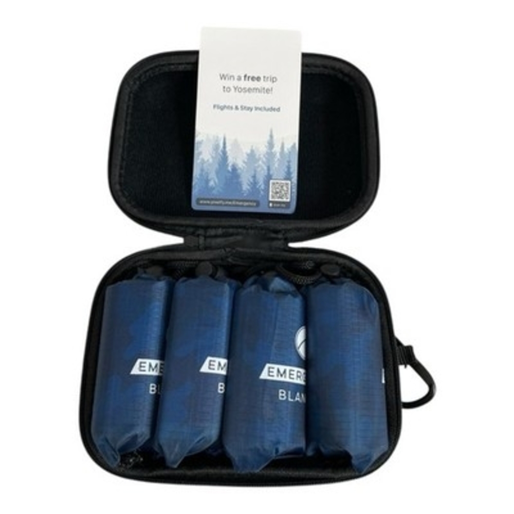Oceas XL Mylar Emergency Survival Blankets 4 Pack Camping Hiking Disaster NIP - Picture 6 of 7